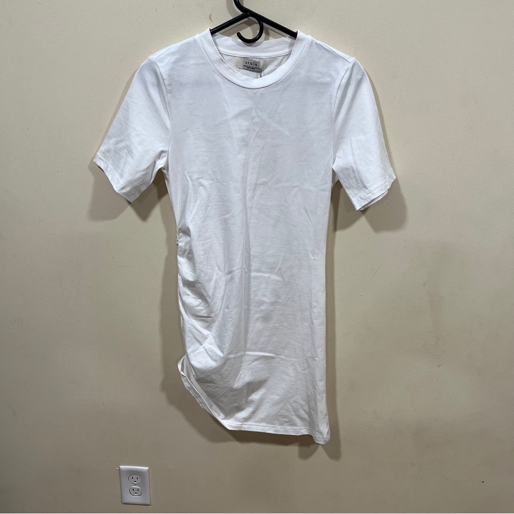 NWT Atoir Revolve The Kenny T- Shirt dress white size US 4 simple minimalist